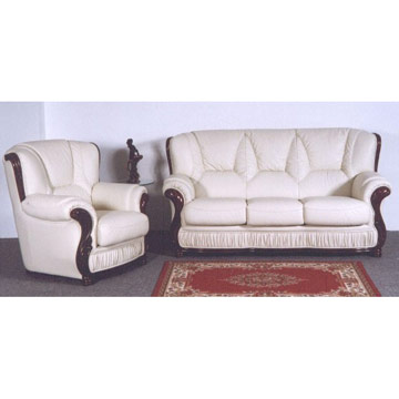 Italian-leather sofa 